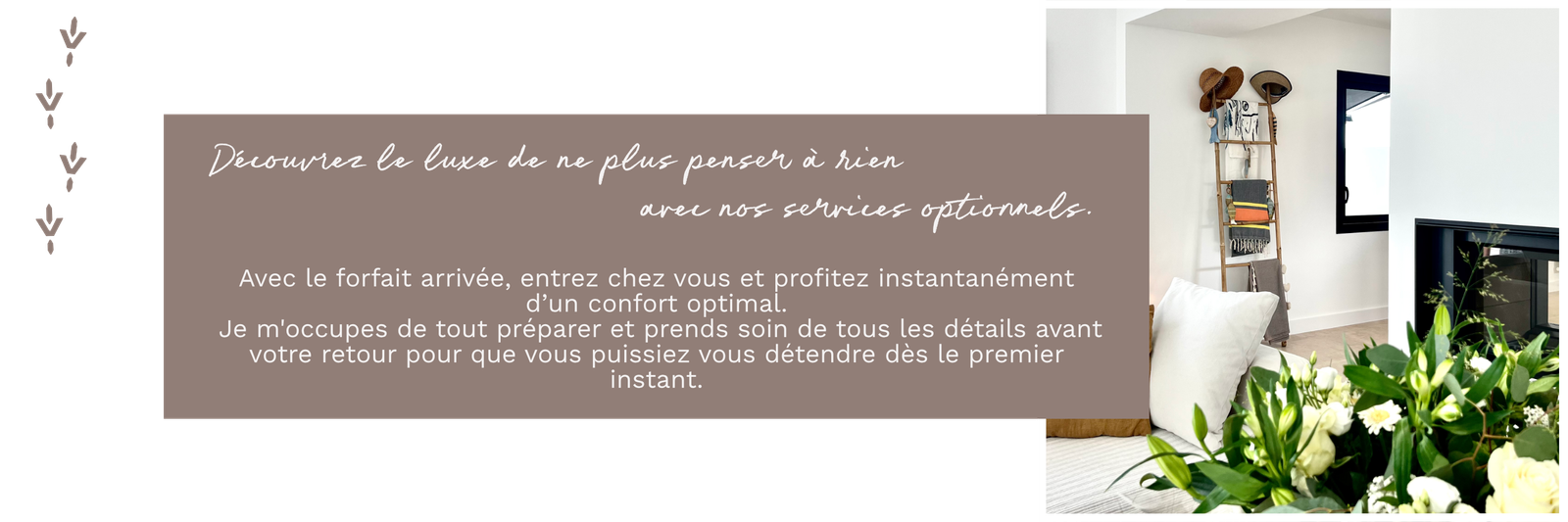 Intendance/conciergerie privée pour résidence secondaire et principale. Déléguez la gestion de votre résidence secondaire. Prestataire de service. Je m’occupe de la surveillance et l’inspection de l’ensemble de vos propriétés par des visites régulières. Je m’occupe également de la gestion de l’entretien courant de votre bien. Je recherche des prestataires selon vos besoins et je coordonne les interventions. Je veille sur votre propriété en votre absence Je propose en service optionnel un forfait arrivée/départ. Autres prestations envisageable sur demande. Secteur: PONT-L'ABBÉ | QUIMPER | CONCARNEAU Loctudy|L'île Tudy|Sainte-Marine|Bénodet|Mousterlin|Clohars-Fouesnant|Fouesnant|Beg Meil|La Forêt-Fouesnant|...